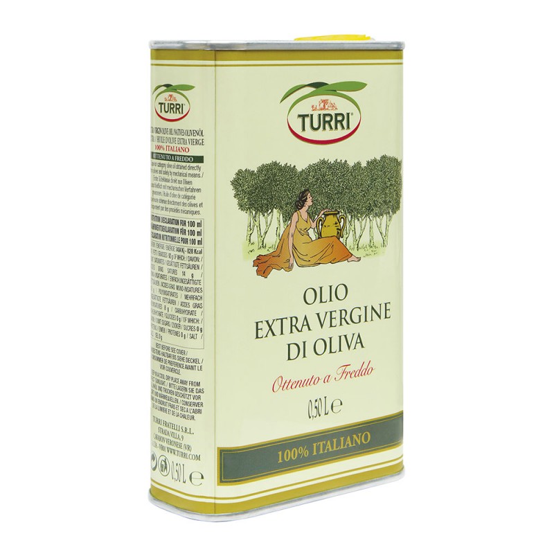Turri 100% italian extra virgin olive oil (1x 0.50 L tin)