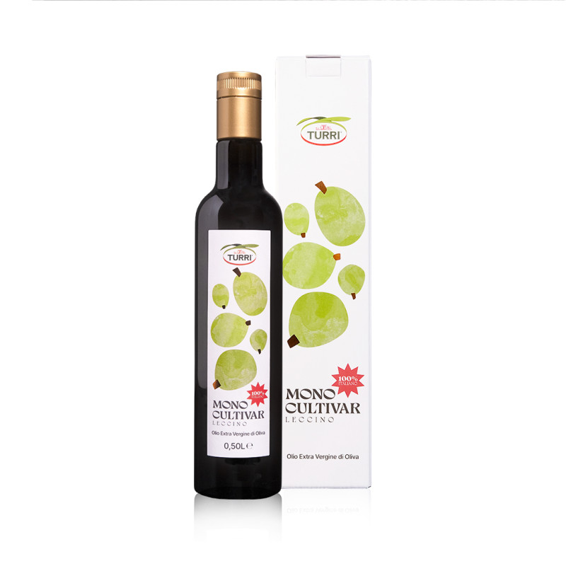 MONOCULTIVAR LECCINO 100% ITALIAN EXTRA VIRGIN OLIVE OIL (6X0.50L)