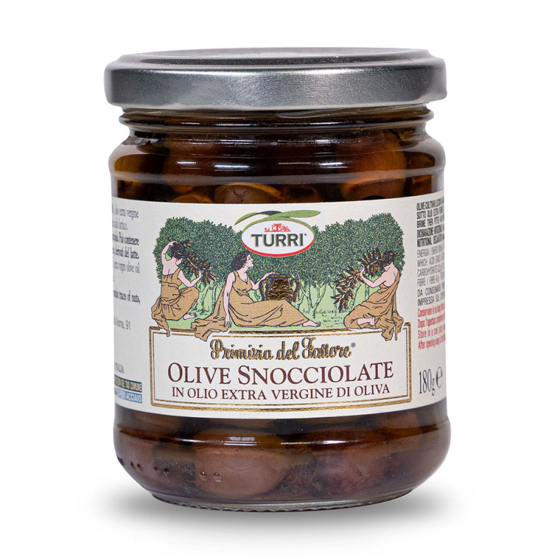 PITTED BLACK OLIVES (1x180g)