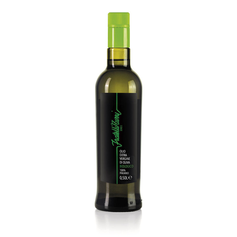ORGANIC EXTRA VIRGIN OLIVE OIL FRATELLI TURRI 100% ITALIAN (6X0.50L BOTTLES)