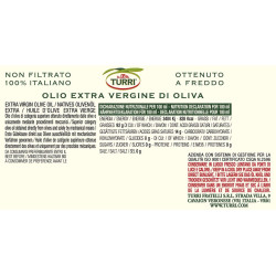 OLIO EXTRA VERGINE DI OLIVA TURRI FRESCOLIVA NON FILTRATO 100% ITALIANO NUOVO RACCOLTO 2024-25LATTINA DA 5 LITRI