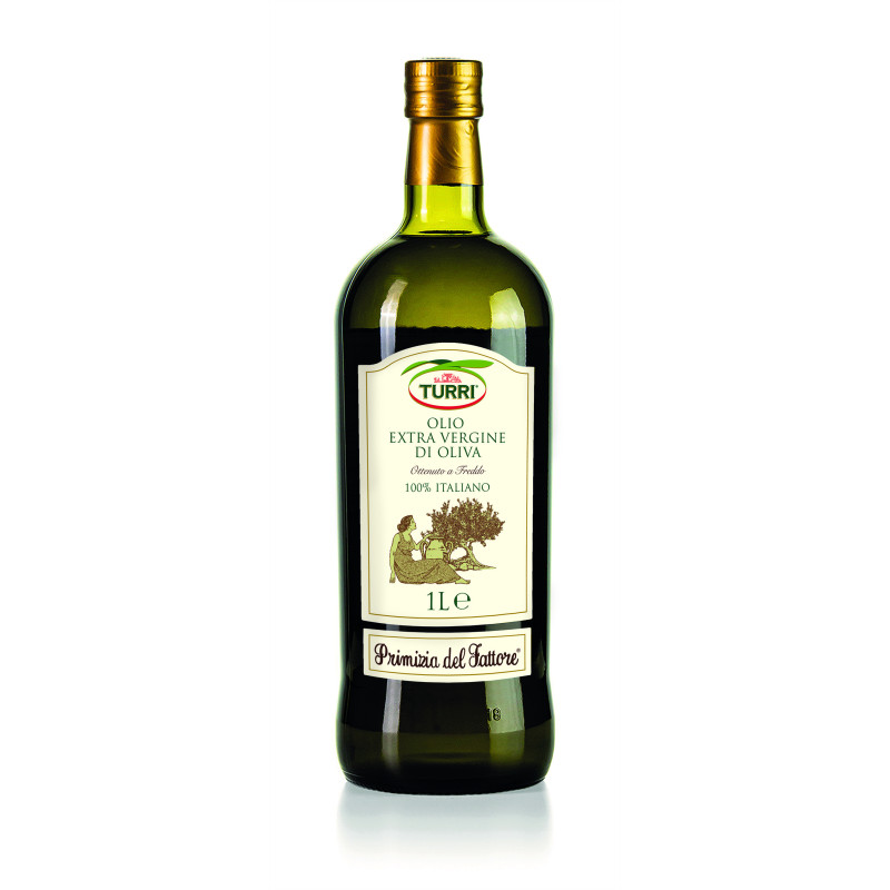 olio extra vergine di oliva Primizia del fattore Turri 100% italiano (6 bottiglie x 1L)