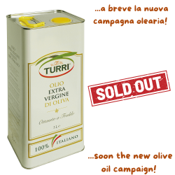 Frescoliva Filtered Extra virgin olive oil Turri 100% italian 5L tin