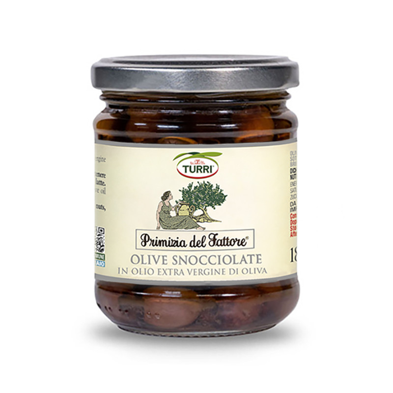 PITTED BLACK OLIVES (1x180g)