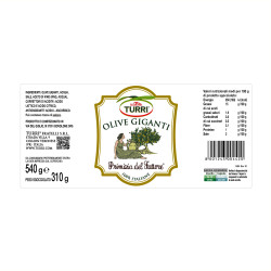 OLIVE GIGANTI TURRI (1x540/310g)