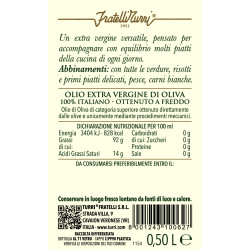 OLIO EXTRA VERGINE DI OLIVA ONDE TURRI 100% ITALIANO (6 BOTTIGLIE X 0,5L)